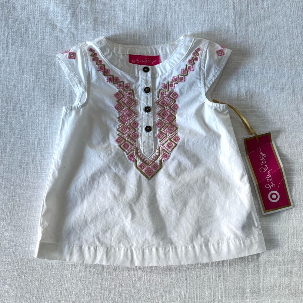 Lily Pulitzer x Target Baby Girl Sleeveless Top - NWT, 18mos